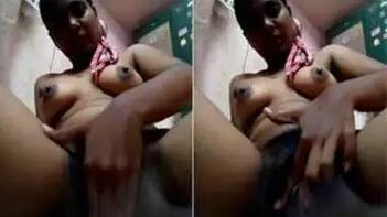This Naughty Indian Babe Furiously Rub Her Bushy Pussy in the Locker Room!