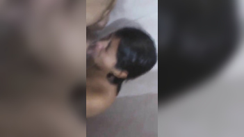 Bhabi's Wild Blowjob Ending with a Hot Load in Her Mouth!