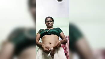 Desi Aunty's Juicy Selfie Teases Ex-Boyfriend with Her Big Tits and Wet Pussy