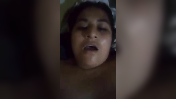 Fingering Her Wet Pussy - Big Booby Babe Gets Off Hard and Loud.