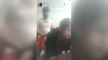 Desi Slut Flashes Her Tits and Cunt in Live Show.