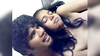 Desi Boy Roughly Makes Innocent GF Flash Her XXX Tits and Pussy on Cam.