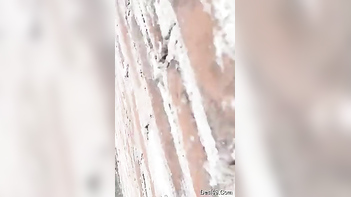 Desi Neighbor Caught Naked and Wet in the Shower Today.