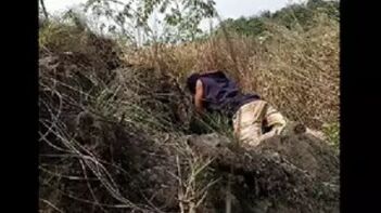 Friend Gets Nailed Hard by Horny Stud in Steamy Outdoor Fuck Fest