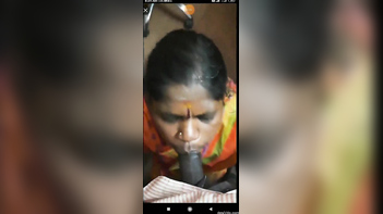 Tamil Bhabhi Gags on Cock in Sloppy, Messy Blowjob Clip.