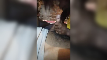 Desi Village Slut Gags on Fat Cock, Swallows Every Drop of Cum.