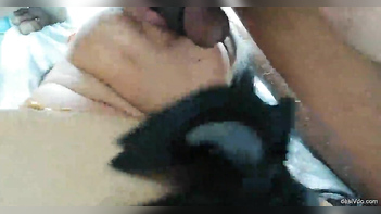 This Horny Tamil Wife Greedily Sucking Hubby's Balls and Kissing His Hard Dick.