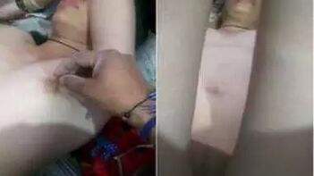 Indian Girl Tries to Sleep While Horny Man Films Her Wet Pink Pussy.