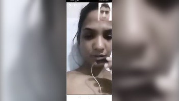 Desi Cutie Gets Naughty on Video Call with Horny Lover
