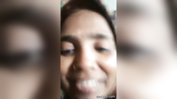 Bhabi's Filthy Talk: Watch Her Big Tits and Wet Pussy Get Pounded Hard.