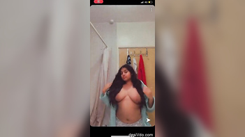 Horny Desi Bitch Priya Flashing Her Massive Tits on Camera.