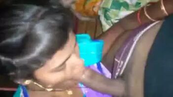 Desi Bhabhi Blows and Gets Pounded Hard in the Village.