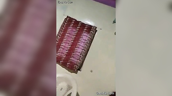 Indian Chick Strips Down and Teases While Dressing Post-Sex Orgy Action