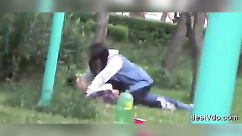 Horny Desi Sluts Fucking Hard and Sucking Cock in Public Park.