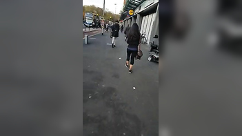 Manchester Chav's Candid Butt Tease - Hot Tamil Action Caught on Camera.