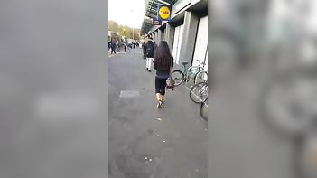 Manchester Chav's Candid Butt Tease - Hot Tamil Action Caught on Camera.