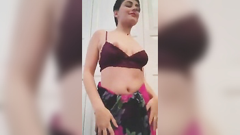 Babe in Sari Dances and Slowly Strips, Teasing the Shit Out of Me