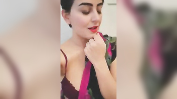 Babe in Sari Dances and Slowly Strips, Teasing the Shit Out of Me