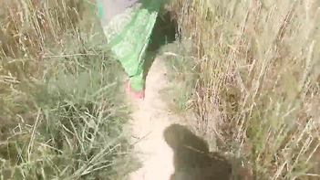 Hot Desi Village Aunty Gets Pounded Hard in the Jungle.
