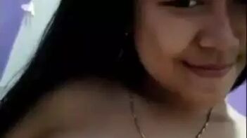 Boss Demands Indian Babe Flash Her Tiny Tits on Cam!