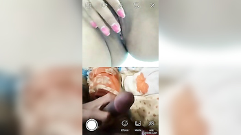 This Indian Babe's Tits and Twat Get Jerked Off To by Her Horny Guy!