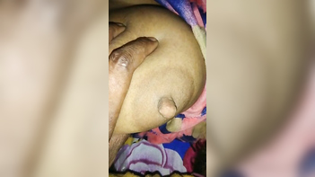 Desi Aunty's Big Boobs Bouncing as Uncle Fucks Her Hard and Rough
