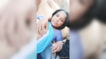 Indian Odisha Couple Caught Red-Handed in Wild Outdoor Sex Session