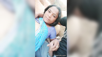 Indian Odisha Couple Caught Red-Handed in Wild Outdoor Sex Session