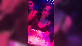Desi Aunties Sucking Dick-Shaped Cake at Wild Strip Party - Hardcore Action!