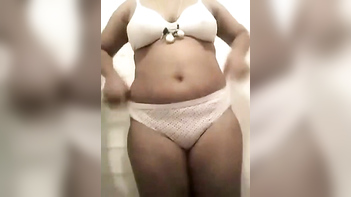 Big-Titted Desi Bhabi Flaunts Her Massive Jugs and Gets Pounded Hard