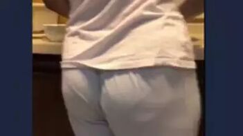 Desi Guy Gropes and Grabs His Horny Bhabi's Big Ass in the Kitchen.