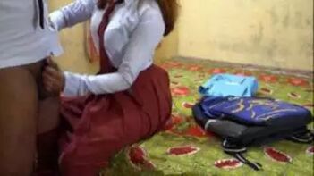 Naughty 19-Year-Old Desi Schoolgirl Gets Pounded Hard in XXX Action