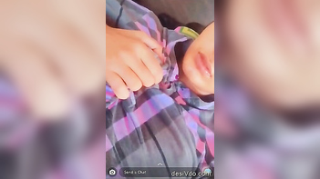 This Sexy Punjabi Girl's Wild Selfie Video - She's Rubbing and Moaning Hard!