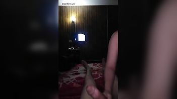 Desi Wife's Steamy Handjob Leaves Hubby Breathless in Hotel Room Delight