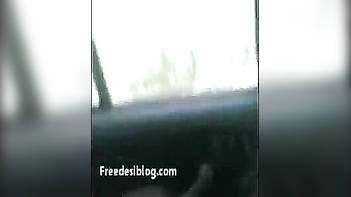 Horny Village Slut Gets Naked and Fucked Hard Inside a Car.