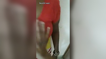 Wild Desi Aunty Makes Young Boy Grope Her Big Juicy Tits Hard.