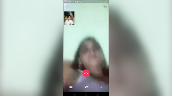 Desi Village Girl Furiously Fucking Her Lover on a Wild Video Call.