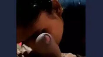 Fiery Desi Randi Gags and Swallows Every Drop in Sloppy Blowjob Action.