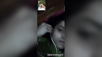 Filthy Desi Bitch Flashing Her Juicy Tits and Wet Cunt on Cam.