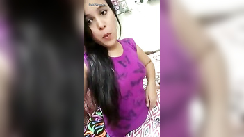 Desi College Girl's Cute Boobs Bouncing While Fucking Hardcore