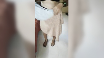 Desi Bhabi's Juicy Tits and Pussy Get Pounded Hard.