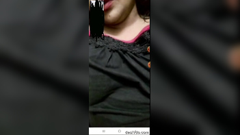 Hot Indian Babe Flashes Her Massive Tits and Wet Pussy on Camera.