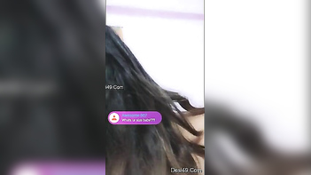 Filthy Desi Mom with Sagging Tits Furiously Fingers Her Dripping Wet Cunt.