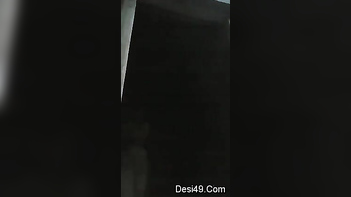 Babe Forgets Morals, Gives Sizzling Striptease on Camera.