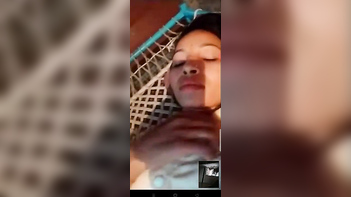 My Desi Slut Wife Hard on Video Call While She Begs for More Cum.