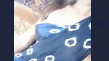Ashwini's Sizzling Saree Tease - Hot, Braless, and Pantless Tiktok Action!