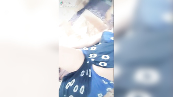 Ashwini's Sizzling Saree Tease - Hot, Braless, and Pantless Tiktok Action!