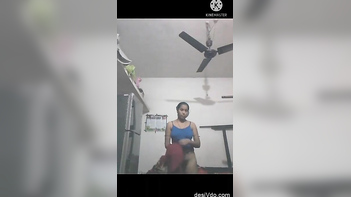 Hot Babe's Pussy Getting Wet While Changing Clothes - Watch Her Strip and Fuck!