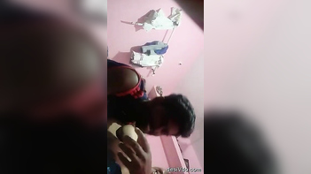 Dewar Bends Bhabhi Over, Sucks Her Tits Hard in 2 Raw Clips