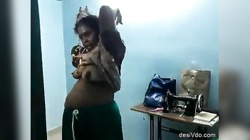 Bhabhi's Shocking Dress Change Caught on Hidden Cam - Busty Babe Exposed!